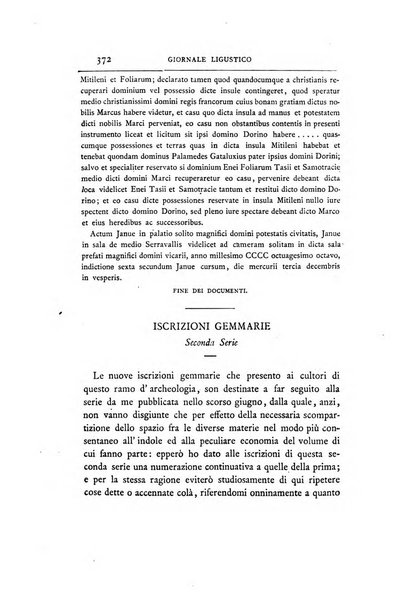 Giornale ligustico di archeologia, storia e belle arti