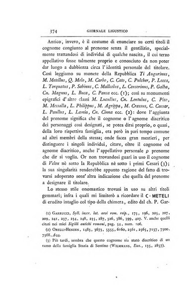 Giornale ligustico di archeologia, storia e belle arti