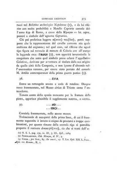 Giornale ligustico di archeologia, storia e belle arti