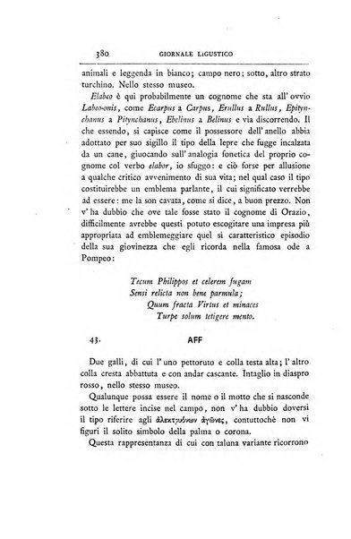 Giornale ligustico di archeologia, storia e belle arti