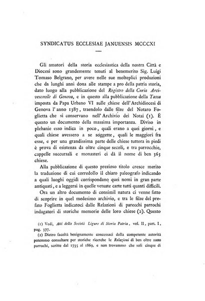 Giornale ligustico di archeologia, storia e belle arti