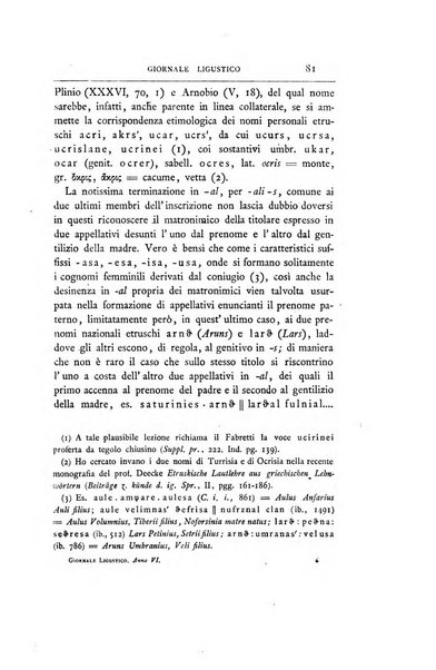 Giornale ligustico di archeologia, storia e belle arti