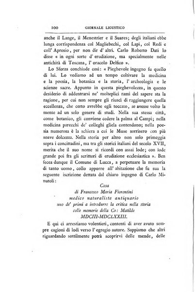 Giornale ligustico di archeologia, storia e belle arti