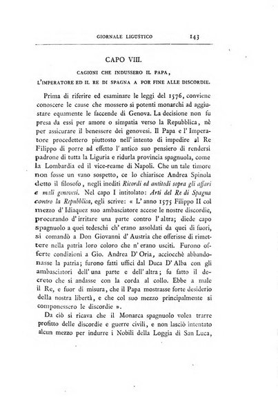 Giornale ligustico di archeologia, storia e belle arti