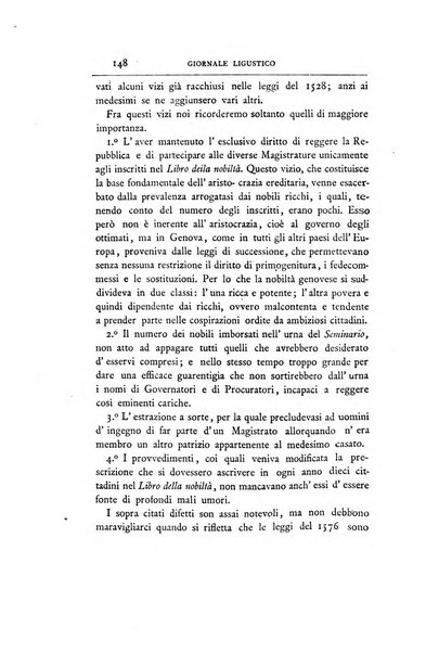 Giornale ligustico di archeologia, storia e belle arti