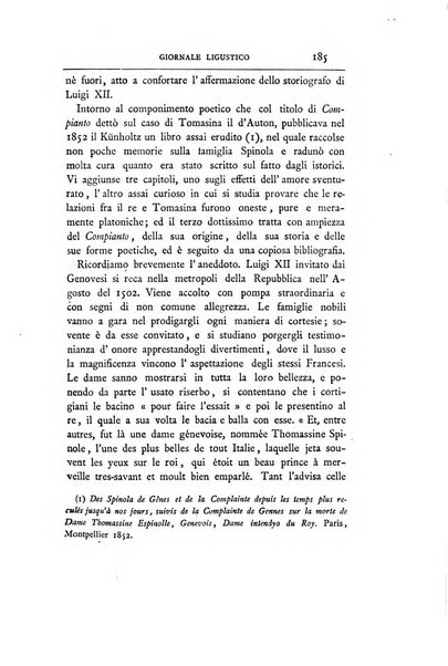 Giornale ligustico di archeologia, storia e belle arti