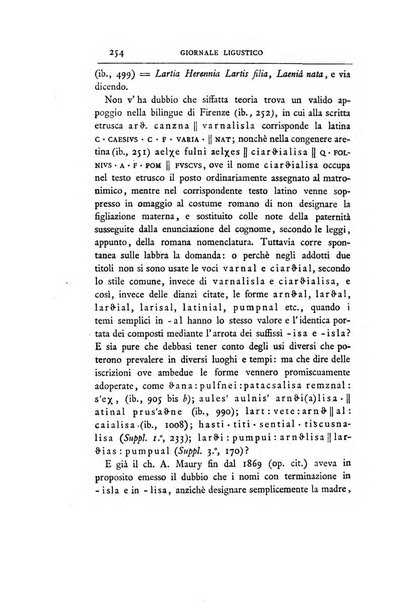 Giornale ligustico di archeologia, storia e belle arti