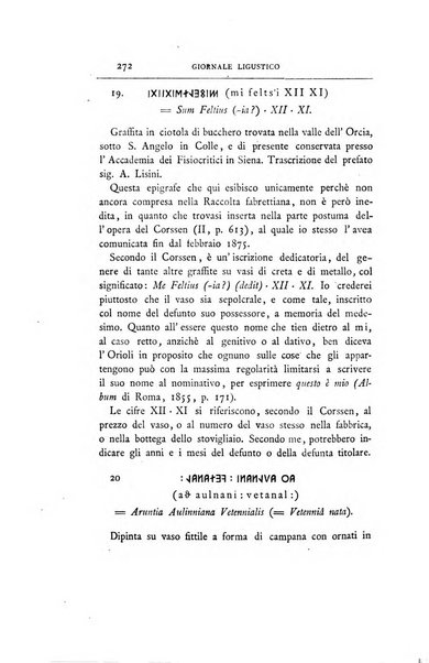 Giornale ligustico di archeologia, storia e belle arti