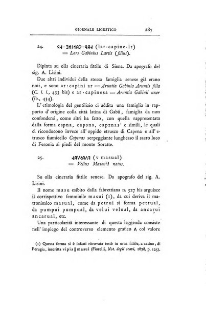 Giornale ligustico di archeologia, storia e belle arti