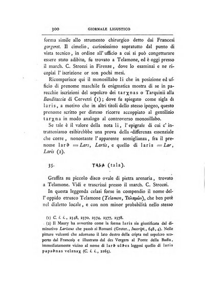 Giornale ligustico di archeologia, storia e belle arti