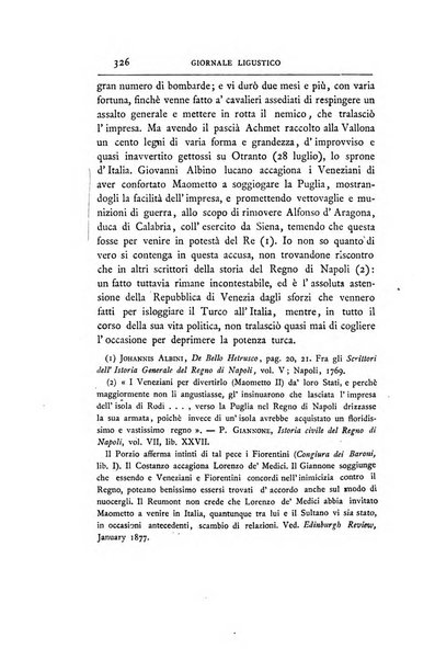 Giornale ligustico di archeologia, storia e belle arti