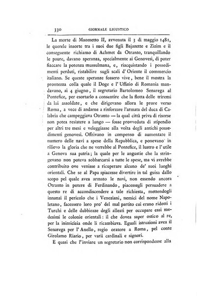 Giornale ligustico di archeologia, storia e belle arti