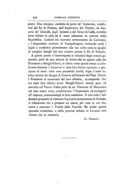 Giornale ligustico di archeologia, storia e belle arti