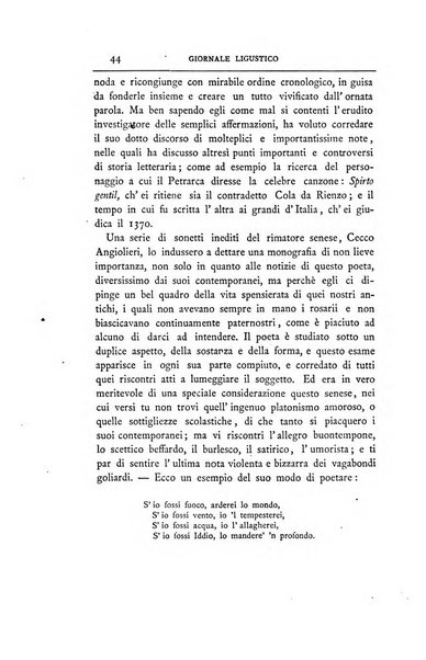 Giornale ligustico di archeologia, storia e belle arti