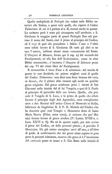 Giornale ligustico di archeologia, storia e belle arti