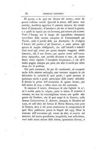 Giornale ligustico di archeologia, storia e belle arti