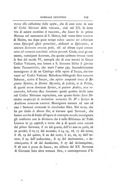 Giornale ligustico di archeologia, storia e belle arti