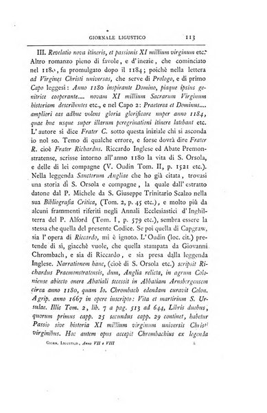 Giornale ligustico di archeologia, storia e belle arti