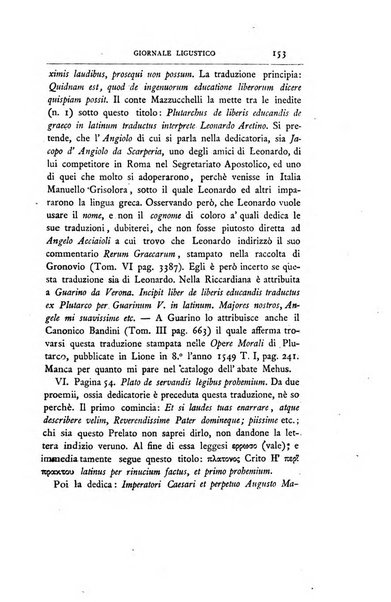 Giornale ligustico di archeologia, storia e belle arti