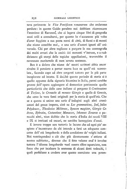 Giornale ligustico di archeologia, storia e belle arti