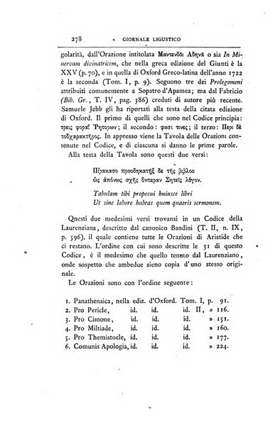 Giornale ligustico di archeologia, storia e belle arti