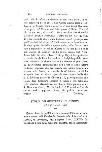 Giornale ligustico di archeologia, storia e belle arti