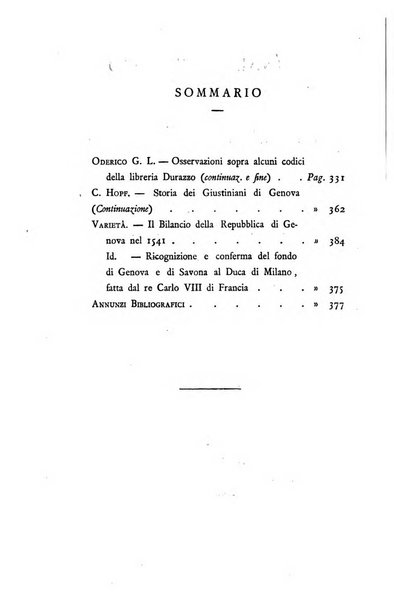 Giornale ligustico di archeologia, storia e belle arti