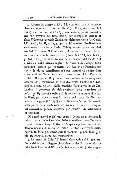 Giornale ligustico di archeologia, storia e belle arti