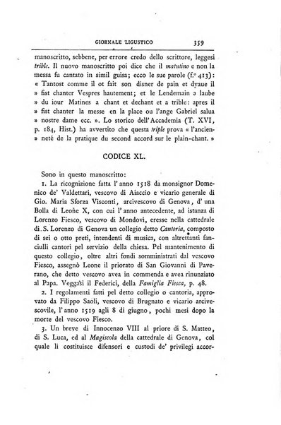 Giornale ligustico di archeologia, storia e belle arti