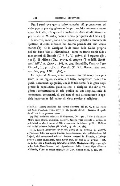 Giornale ligustico di archeologia, storia e belle arti