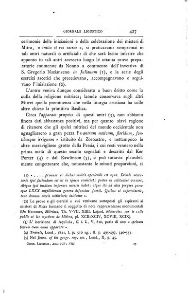 Giornale ligustico di archeologia, storia e belle arti