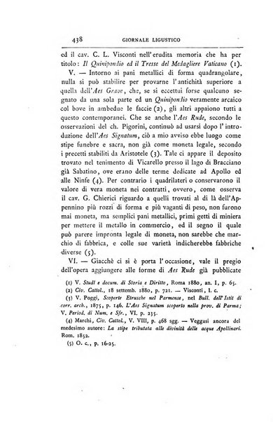 Giornale ligustico di archeologia, storia e belle arti