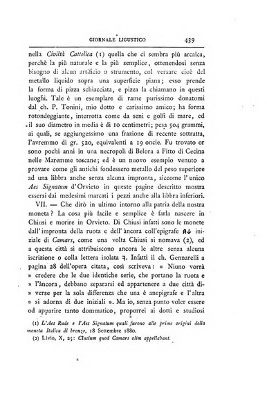 Giornale ligustico di archeologia, storia e belle arti