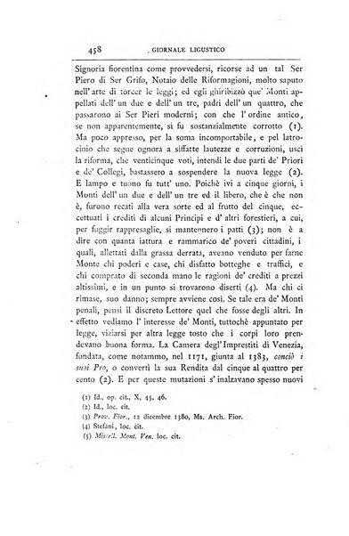 Giornale ligustico di archeologia, storia e belle arti