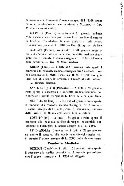 Il raccoglitore medico giornale indirizzato al progresso della medicina e chirurgia pratica e degli interessi morali e professionali specialmente dei medici-chirurghi condotti