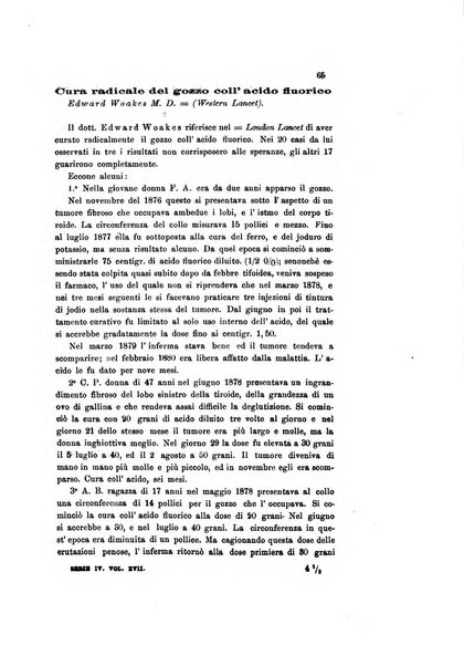 Il raccoglitore medico giornale indirizzato al progresso della medicina e chirurgia pratica e degli interessi morali e professionali specialmente dei medici-chirurghi condotti