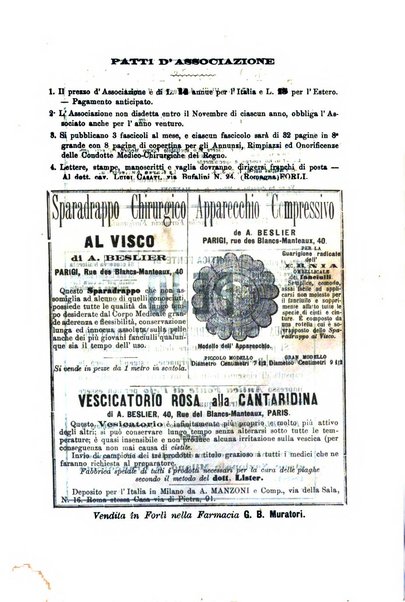 Il raccoglitore medico giornale indirizzato al progresso della medicina e chirurgia pratica e degli interessi morali e professionali specialmente dei medici-chirurghi condotti