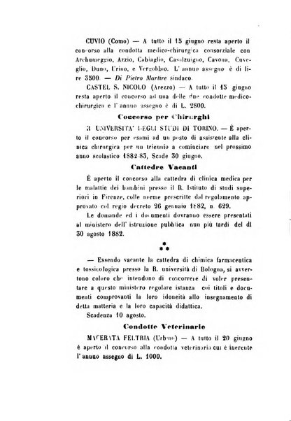 Il raccoglitore medico giornale indirizzato al progresso della medicina e chirurgia pratica e degli interessi morali e professionali specialmente dei medici-chirurghi condotti