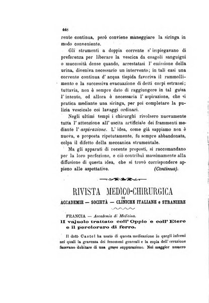 Il raccoglitore medico giornale indirizzato al progresso della medicina e chirurgia pratica e degli interessi morali e professionali specialmente dei medici-chirurghi condotti