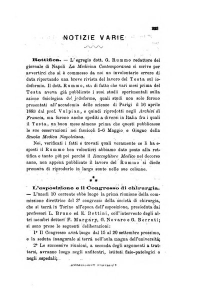 Il raccoglitore medico giornale indirizzato al progresso della medicina e chirurgia pratica e degli interessi morali e professionali specialmente dei medici-chirurghi condotti