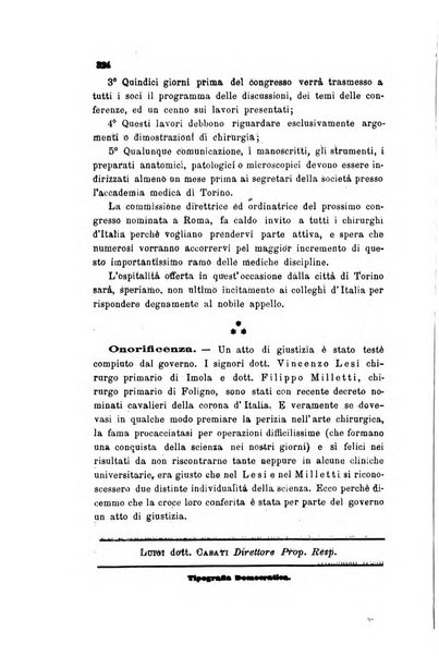 Il raccoglitore medico giornale indirizzato al progresso della medicina e chirurgia pratica e degli interessi morali e professionali specialmente dei medici-chirurghi condotti