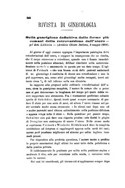 Il raccoglitore medico giornale indirizzato al progresso della medicina e chirurgia pratica e degli interessi morali e professionali specialmente dei medici-chirurghi condotti