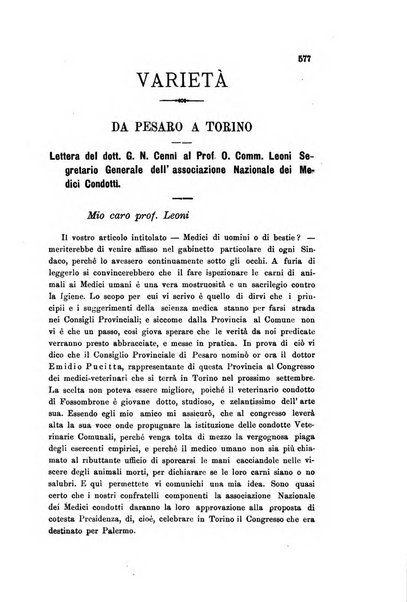 Il raccoglitore medico giornale indirizzato al progresso della medicina e chirurgia pratica e degli interessi morali e professionali specialmente dei medici-chirurghi condotti