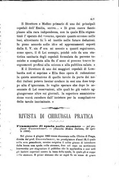 Il raccoglitore medico giornale indirizzato al progresso della medicina e chirurgia pratica e degli interessi morali e professionali specialmente dei medici-chirurghi condotti