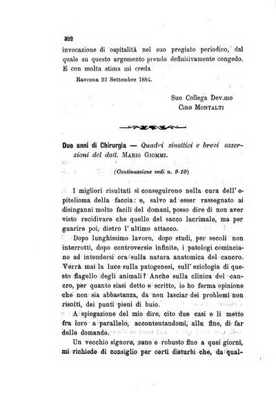 Il raccoglitore medico giornale indirizzato al progresso della medicina e chirurgia pratica e degli interessi morali e professionali specialmente dei medici-chirurghi condotti