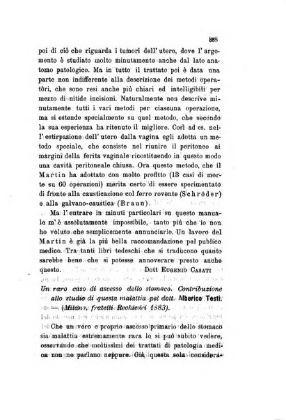 Il raccoglitore medico giornale indirizzato al progresso della medicina e chirurgia pratica e degli interessi morali e professionali specialmente dei medici-chirurghi condotti