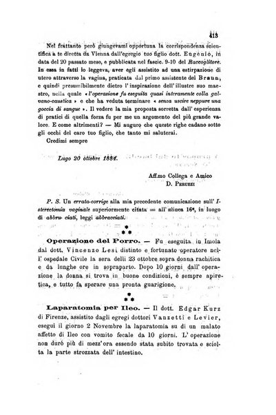 Il raccoglitore medico giornale indirizzato al progresso della medicina e chirurgia pratica e degli interessi morali e professionali specialmente dei medici-chirurghi condotti