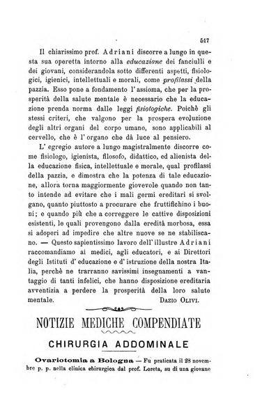 Il raccoglitore medico giornale indirizzato al progresso della medicina e chirurgia pratica e degli interessi morali e professionali specialmente dei medici-chirurghi condotti