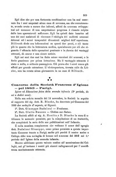 Il raccoglitore medico giornale indirizzato al progresso della medicina e chirurgia pratica e degli interessi morali e professionali specialmente dei medici-chirurghi condotti