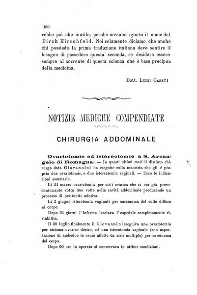 Il raccoglitore medico giornale indirizzato al progresso della medicina e chirurgia pratica e degli interessi morali e professionali specialmente dei medici-chirurghi condotti